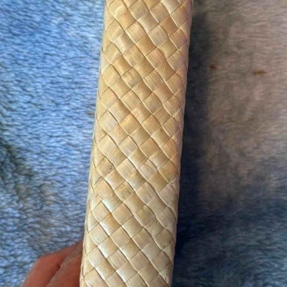 Honu Lauhala Clutch Makeup bag: Pūhala Woven Hawaiian Sea Turtle